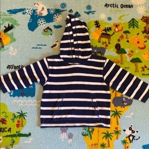 Mini Boden Hooded Towel Shirt (3T-4T)